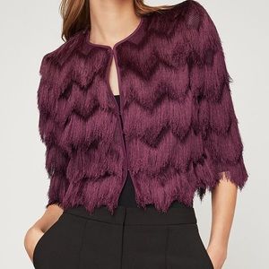 BCBG Jaxon Fringe Jacket